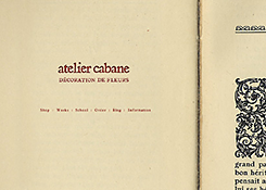 ATELIER CABANE : WEB DESIGN