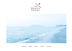 THE BEACH HOUSE : WEB DESIGN